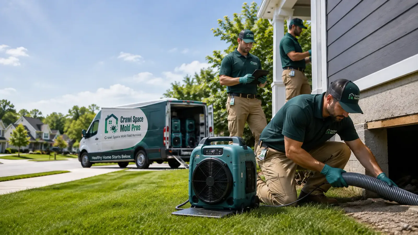 Crawl Space Mold Removal in West Point, IL